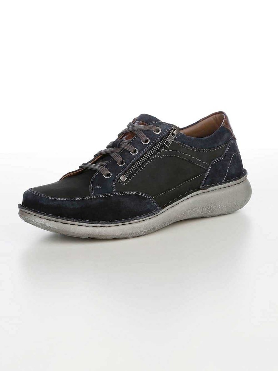 Men'S Shoes Vamos | Lace-Up Shoe With Additional Zipper