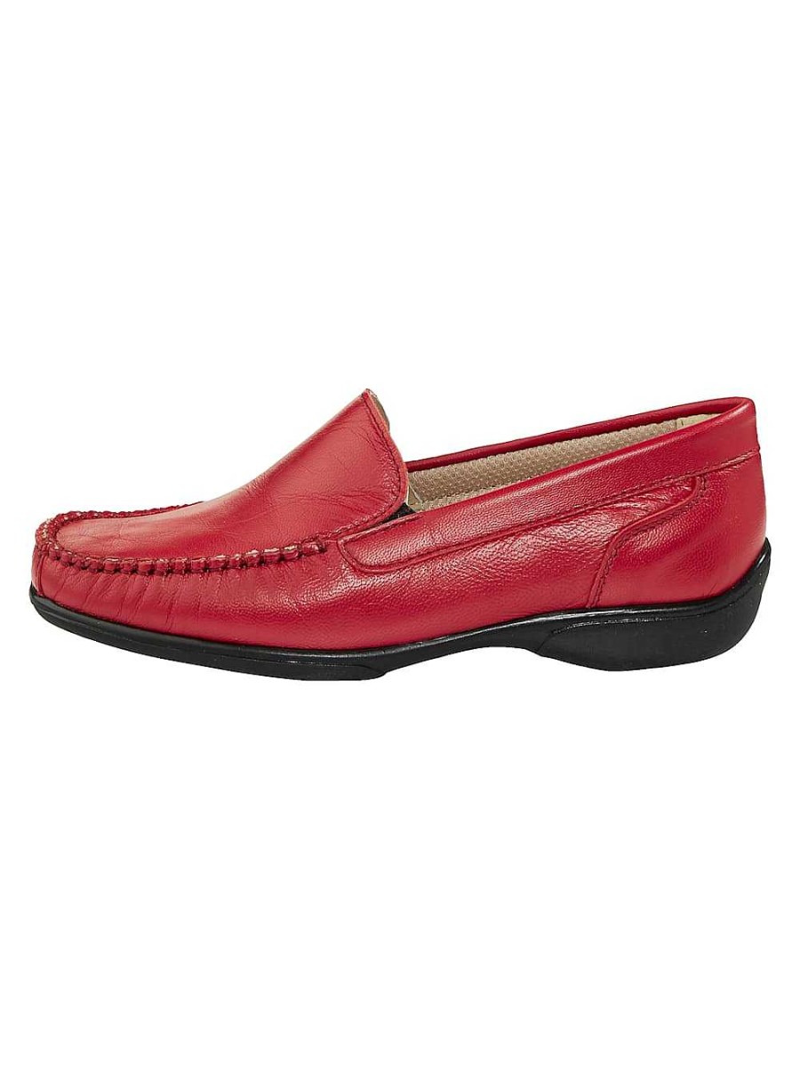 Women'S Shoes Vamos | Moccasin With Elastic Side Inserts