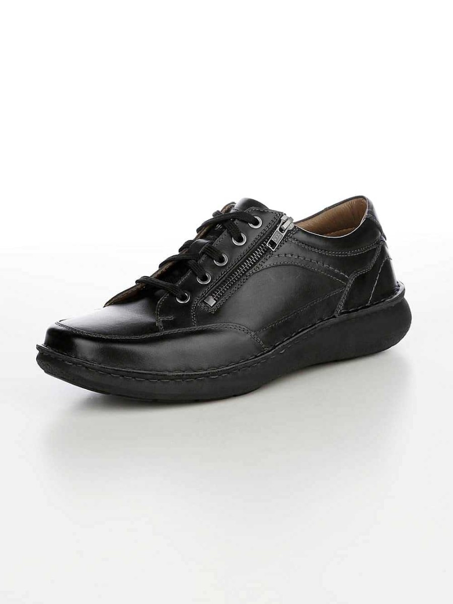 Men'S Shoes Vamos | Lace-Up Shoe With Additional Zipper