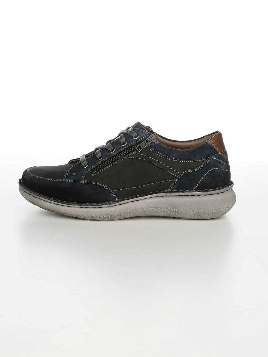 Men'S Shoes Vamos | Lace-Up Shoe With Additional Zipper