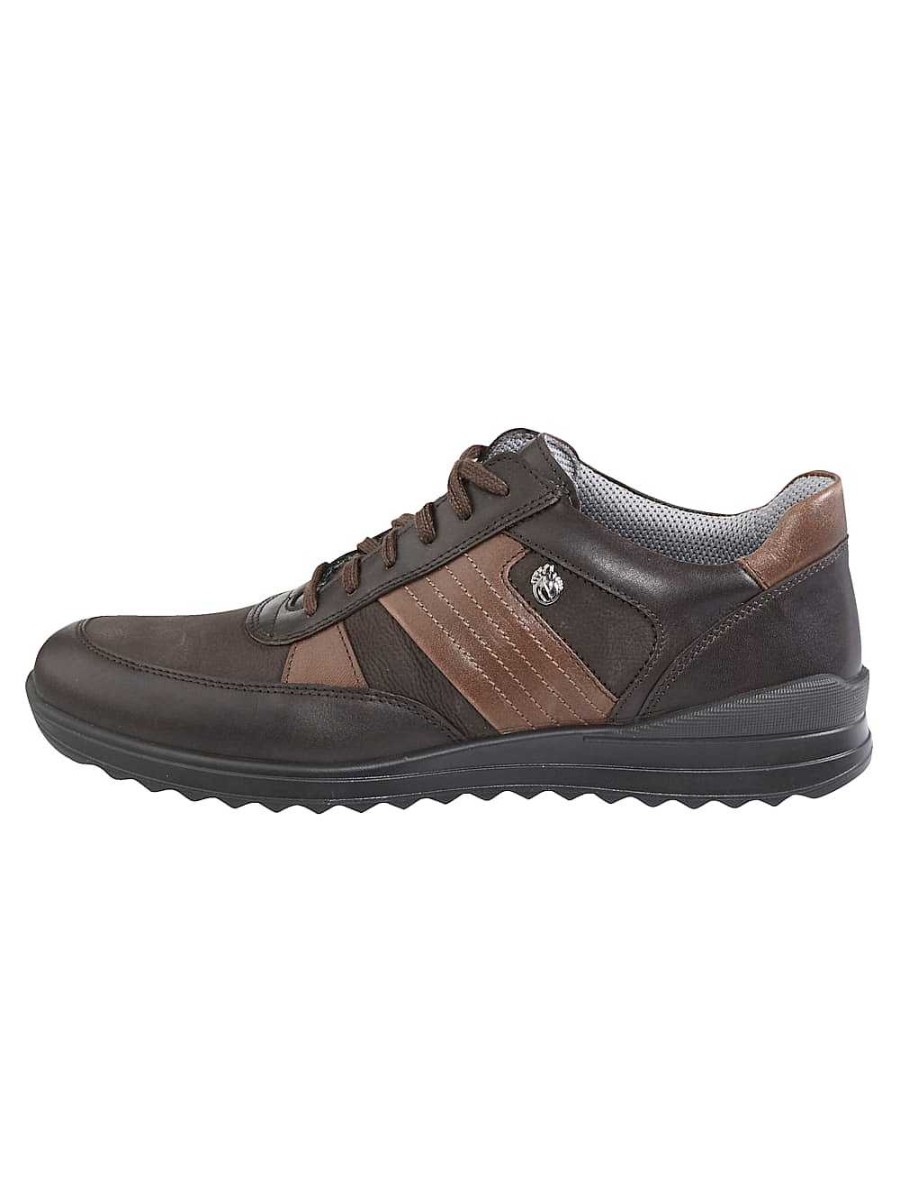 Men'S Shoes Vamos | Lace-Up Shoe With Fashionable Decorative Seams.