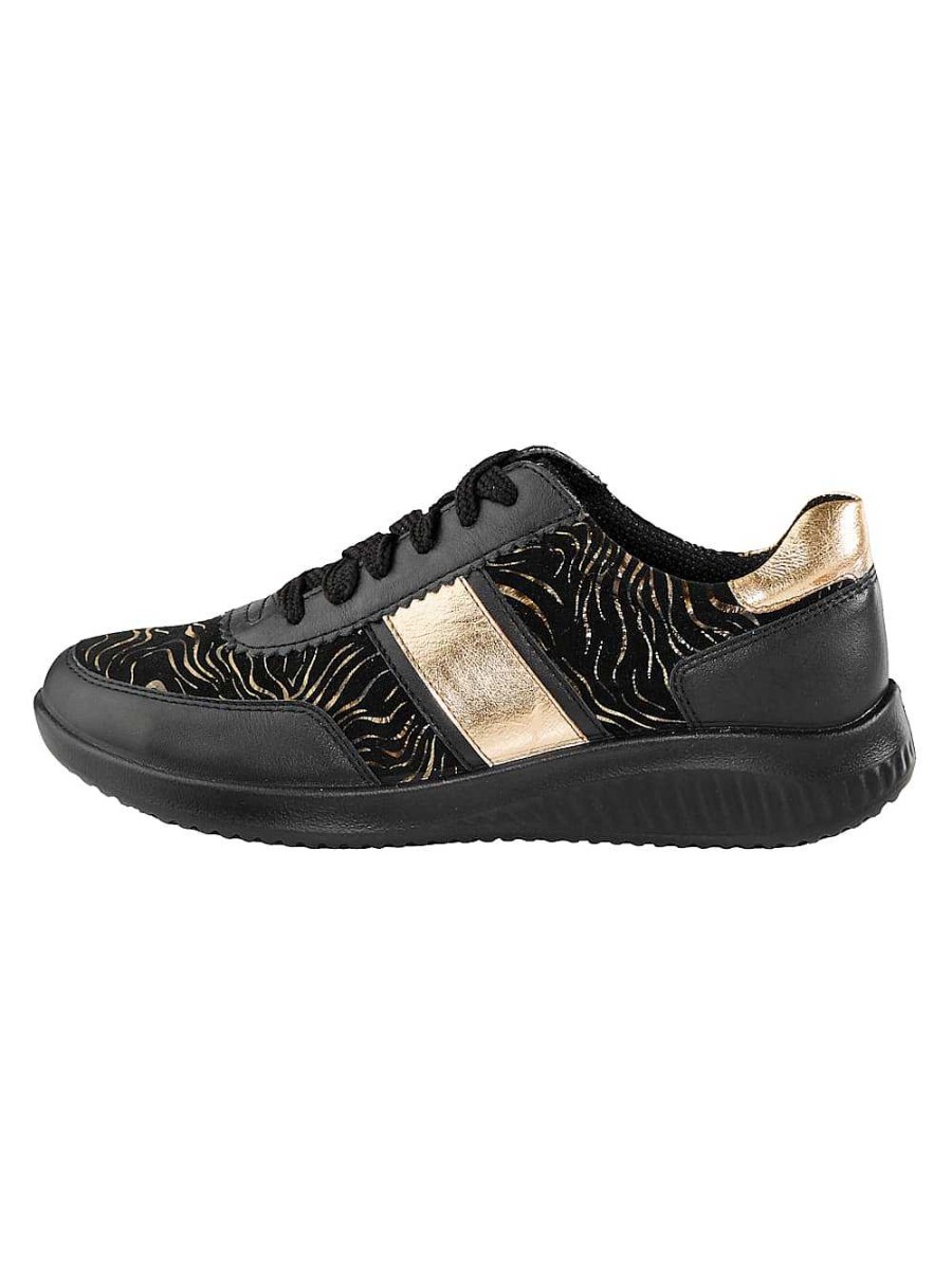 Women'S Shoes Vamos | Lace-Up Shoe With Gold Details