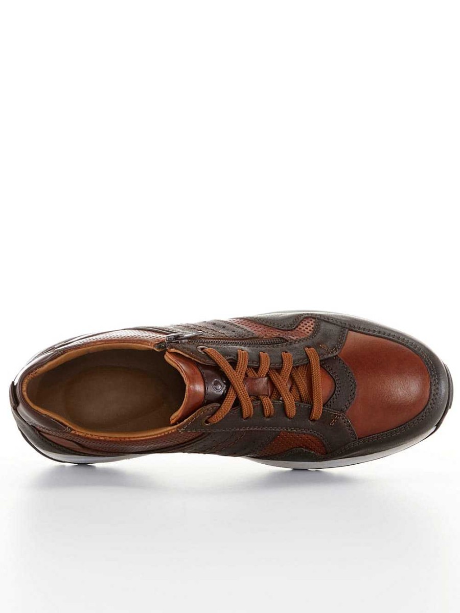 Men'S Shoes Vamos | Lace-Up Shoe With Additional Zipper