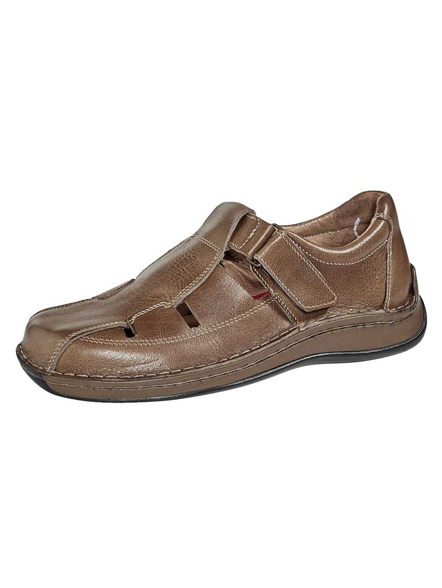 Men'S Shoes Vamos | Velcro Slippers With Airy Openings