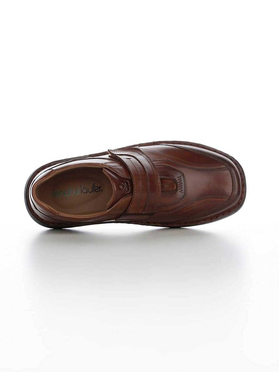 Men'S Shoes Vamos | Velcro Slippers Made Of Smooth Leather For All Occasions