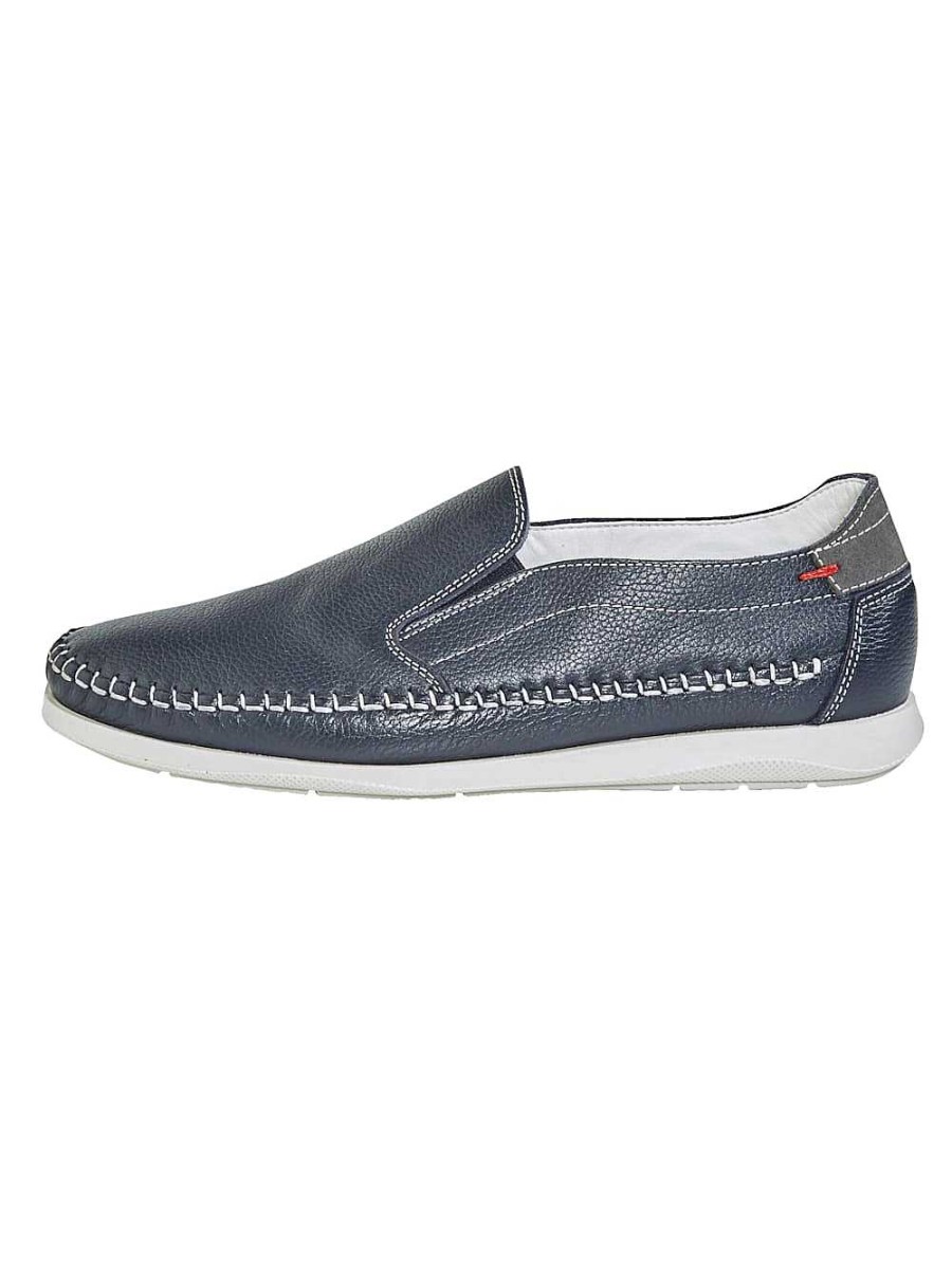 Men'S Shoes Vamos | Slippers With Decorative Stitching