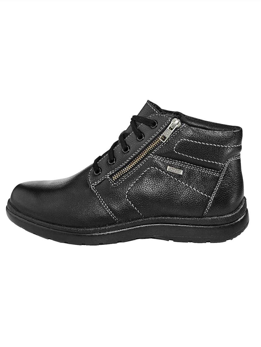 Men'S Shoes Vamos | Lace-Up Ankle Boots With Additional Zipper