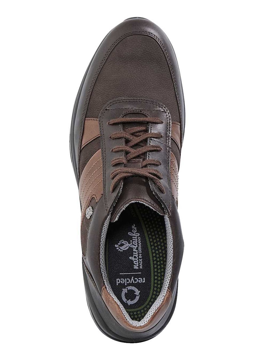 Men'S Shoes Vamos | Lace-Up Shoe With Fashionable Decorative Seams.