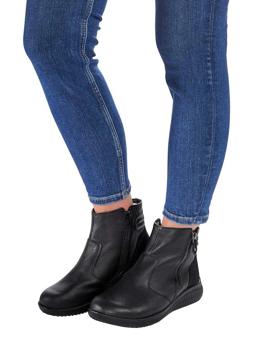 Women'S Shoes Vamos | Ankle Boots With Lambskin Lining