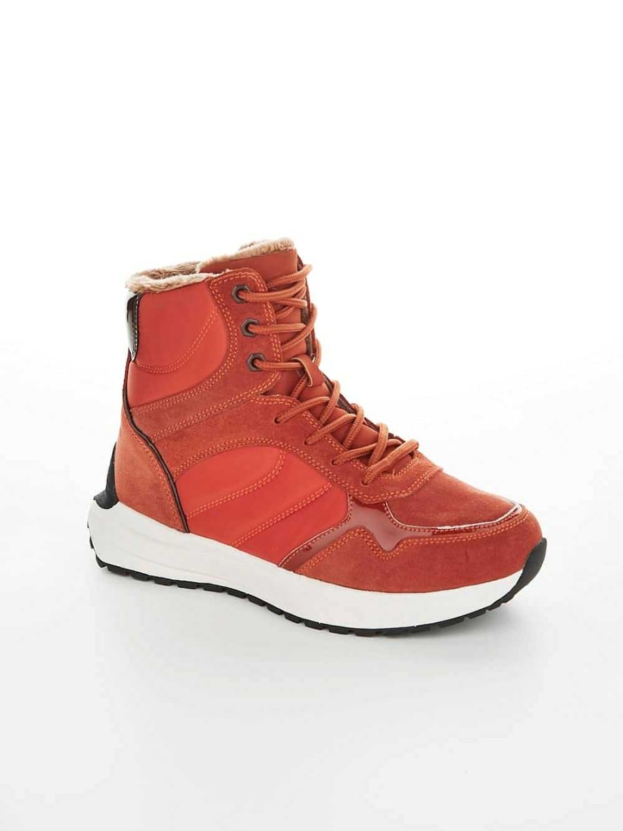 Women'S Shoes Vamos | Lace-Up Ankle Boots With Warm Lining