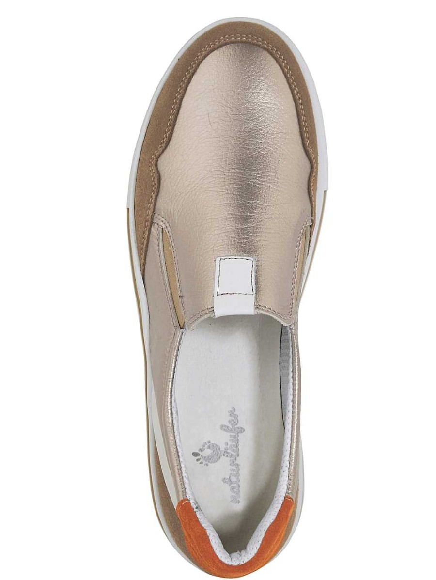 Women'S Shoes Vamos | Slippers In A Metallic Look