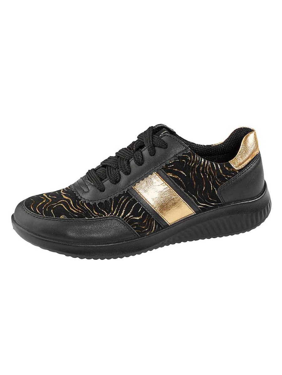 Women'S Shoes Vamos | Lace-Up Shoe With Gold Details