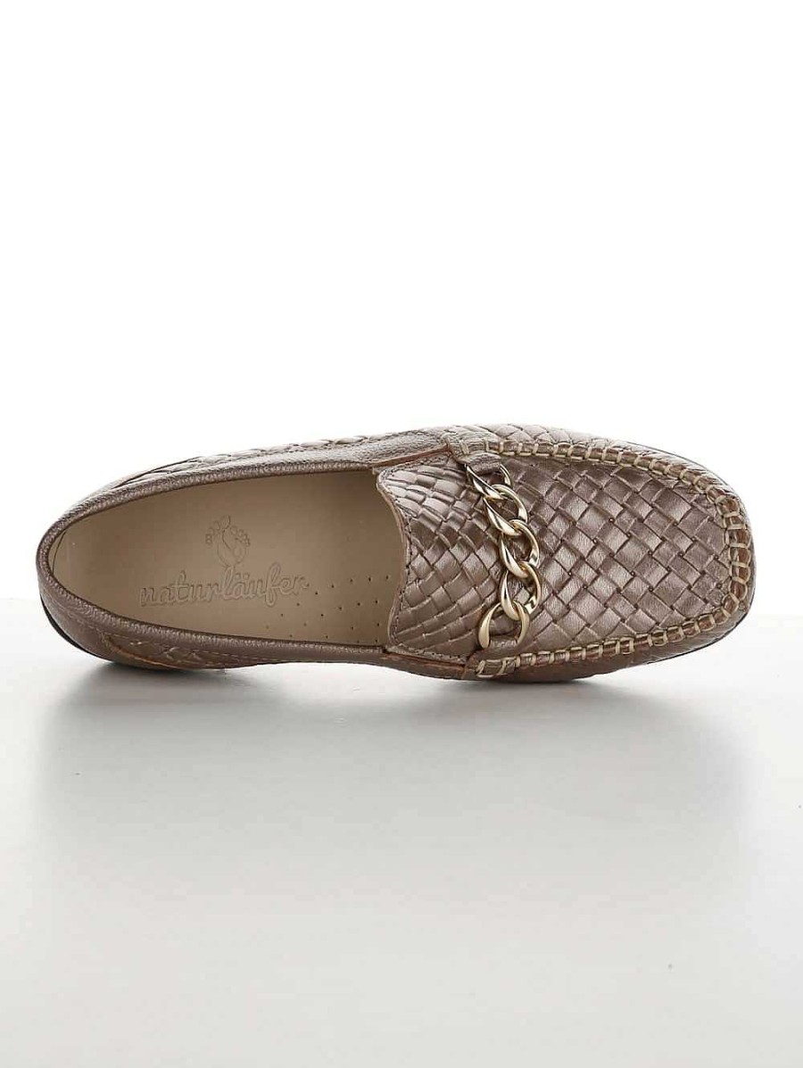 Women'S Shoes Vamos | Moccasin With A Beautiful Jewelry Chain